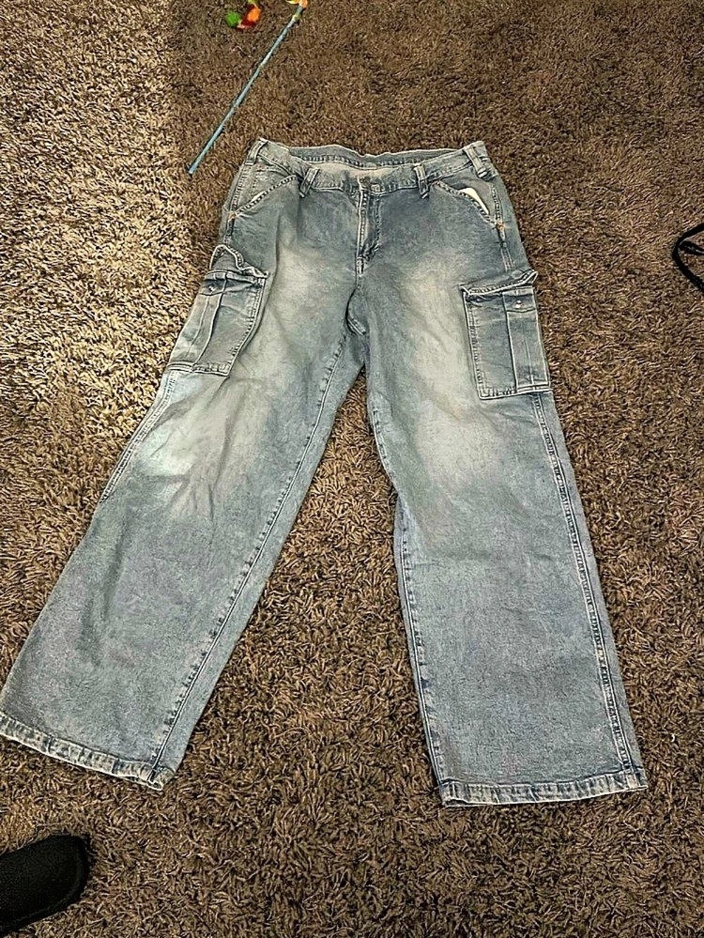 GAP Cargo Pants Waist 32 Blue